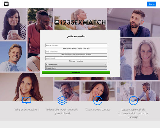 123sexmatch.nl Logo