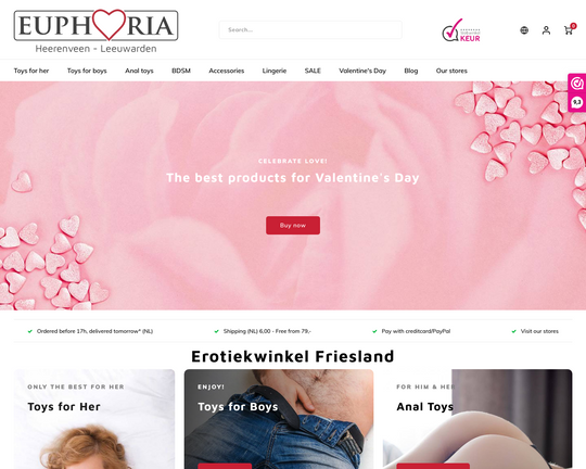 Euphoria-erotiek.nl Logo